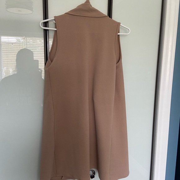 Cream/beige vest for woman - Picture 4 of 4